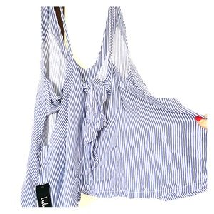 NWT Lulu’s Striped Tank
